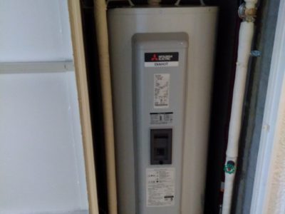 電気温水器設置工事　＜三菱　SRG-305E＞　東京都港区