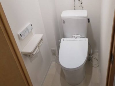 トイレ交換工事（壁排水）　千葉県千葉市